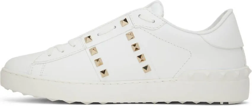 Valentino Garavani White Rockstud Untitled Sneakers