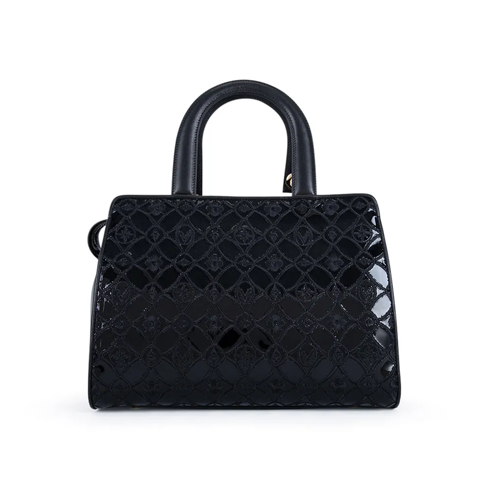 Valentino Orlandi Bag Black & Leather & Lacquer