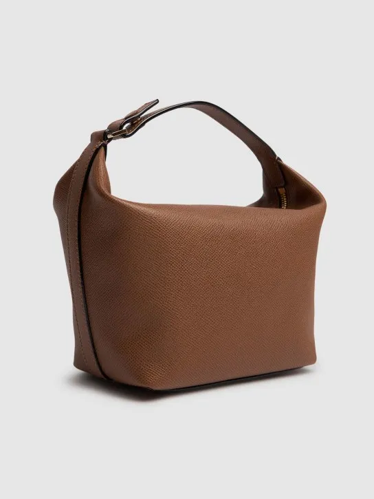 Valextra   Mochi leather top handle bag 