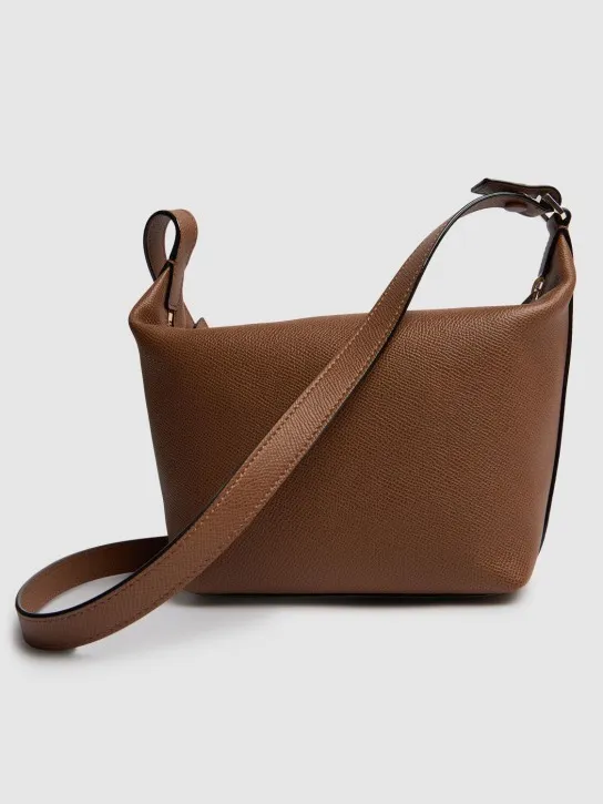 Valextra   Mochi leather top handle bag 