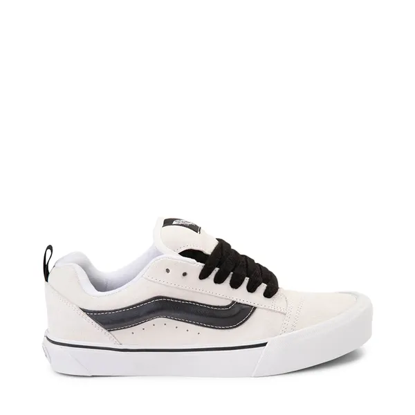 Vans Knu Skool Skate Shoe - White / Black