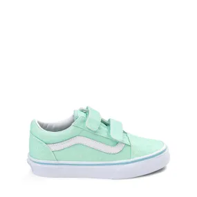 Vans Old Skool V Glitter Skate Shoe - Little Kid - Mint