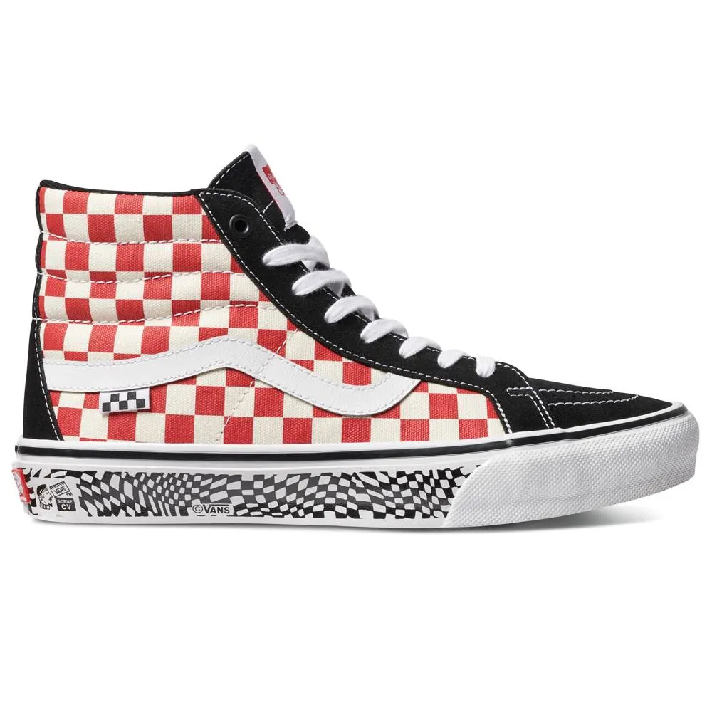 Vans Skate Sk8 Hi Grosso 84 Black-Red Check