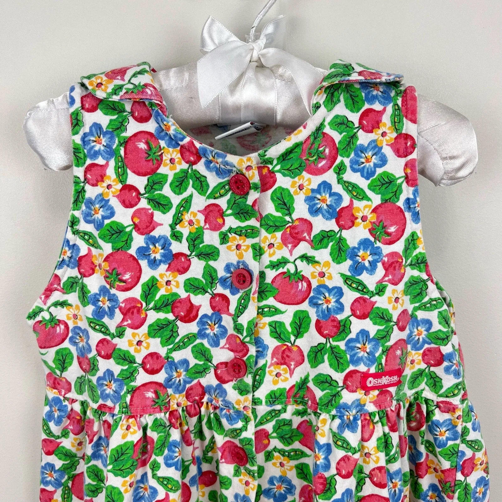 Vintage OshKosh B'gosh Veggie Romper 4T USA