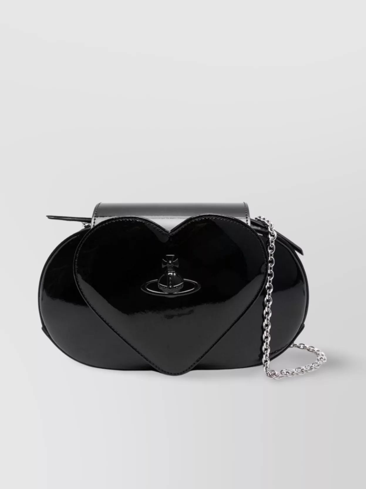 Vivienne Westwood   Heart shape shoulder bag with detachable chain-link strap