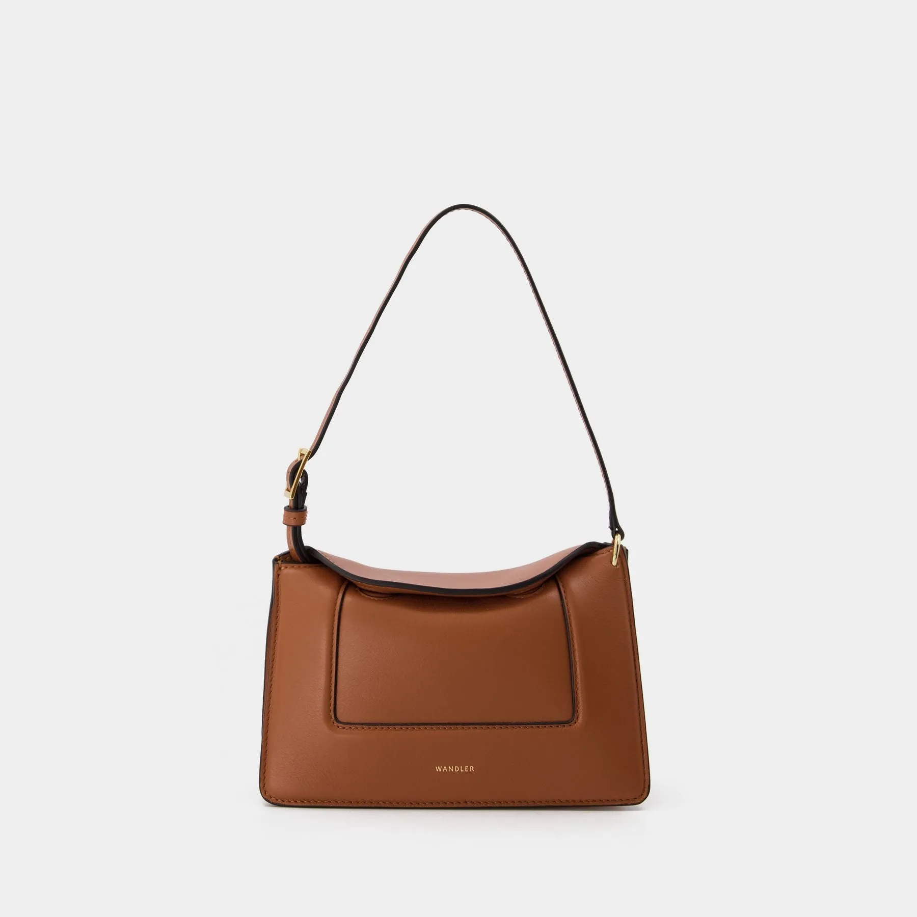 Wandler  Penelope Micro Bag in Brown Leather