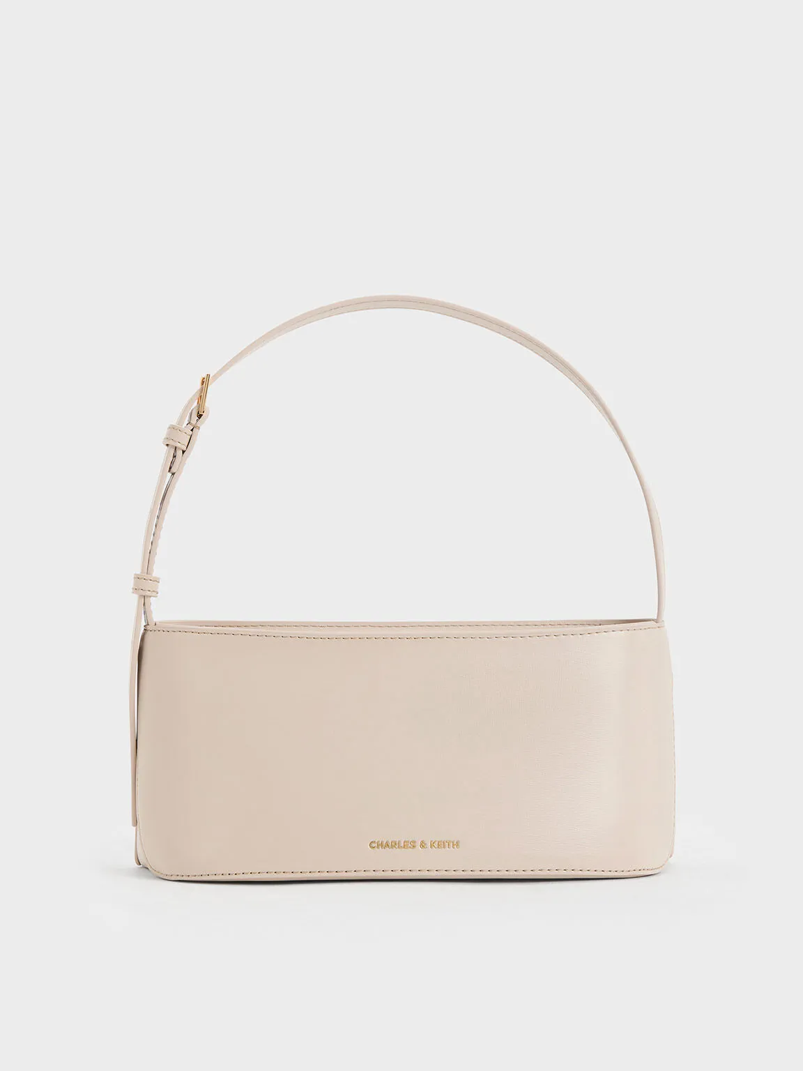 Wisteria Elongated Shoulder Bag - Oat