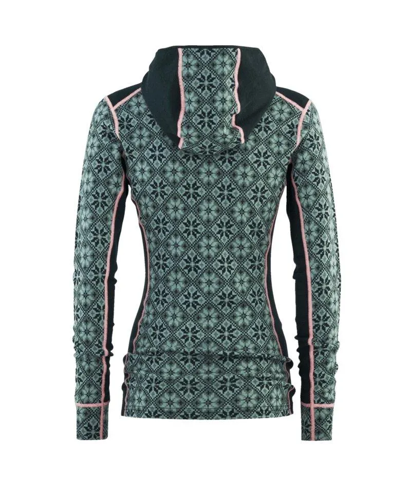 Women's Kari Traa Rose Wool Hoodie | Merino Wool Baselayers UK