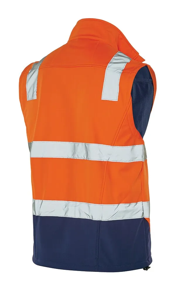 Workhorse MVE011 High Visibility Softshell Vest - Polyester - Orange - Medium