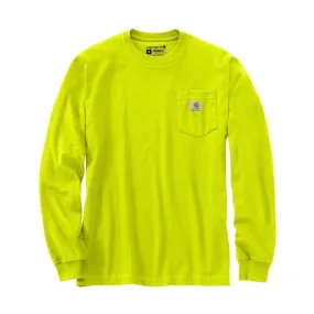 Workwear LS Pocket Tee Brite Lime