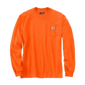 Workwear LS Pocket Tee Brite Orange