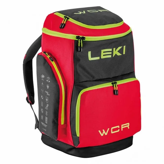 World Cup Race Boot Bag 85L - Bright Red/Black/Neon Yellow